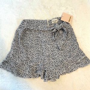 SHOWPO. my girl polka dot white black booty shorts